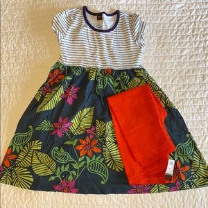 Girls Tea dress and matching leggings